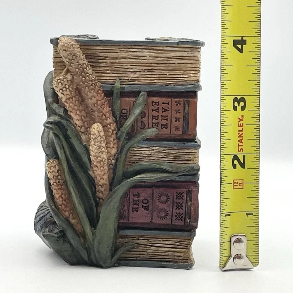 Vintage 1990s Duck Books Pencil Holder Desk‎ Organizer Cachepot Library Decor